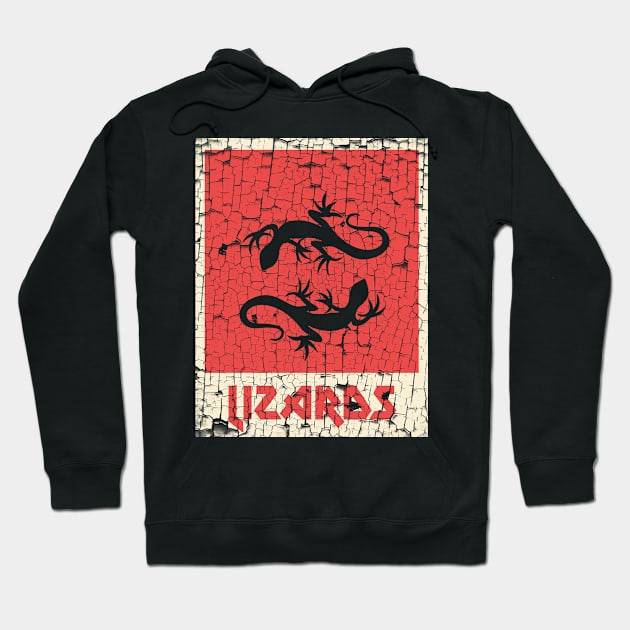 Vintage Lizards Hoodie by ThyShirtProject - Affiliate